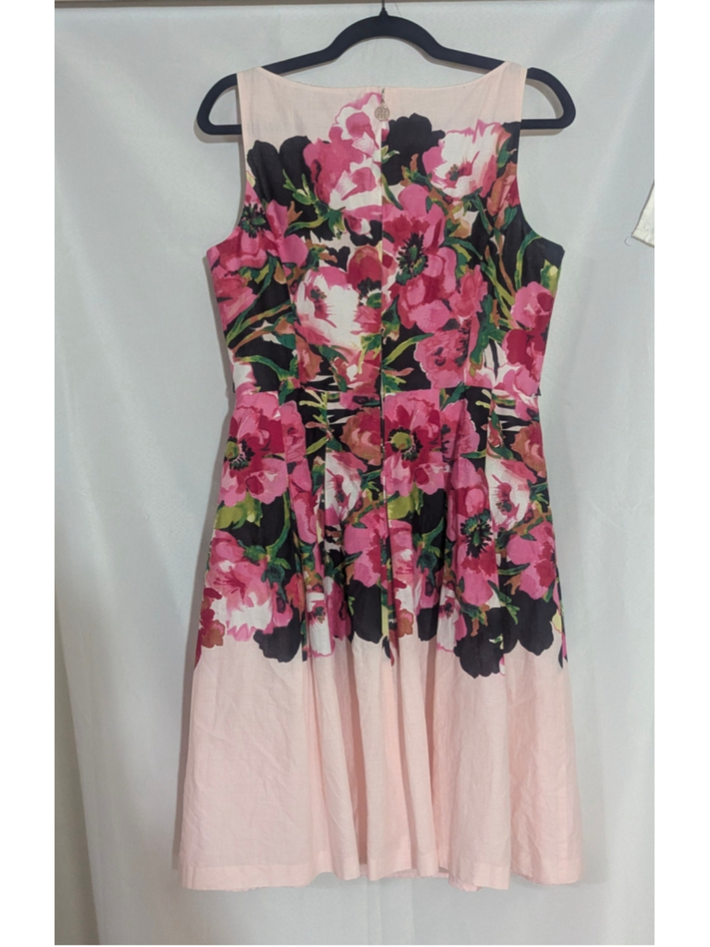 Tommy Hilfiger Pink Floral Sleeveless Dress Size 10 - Picture 16 of 16